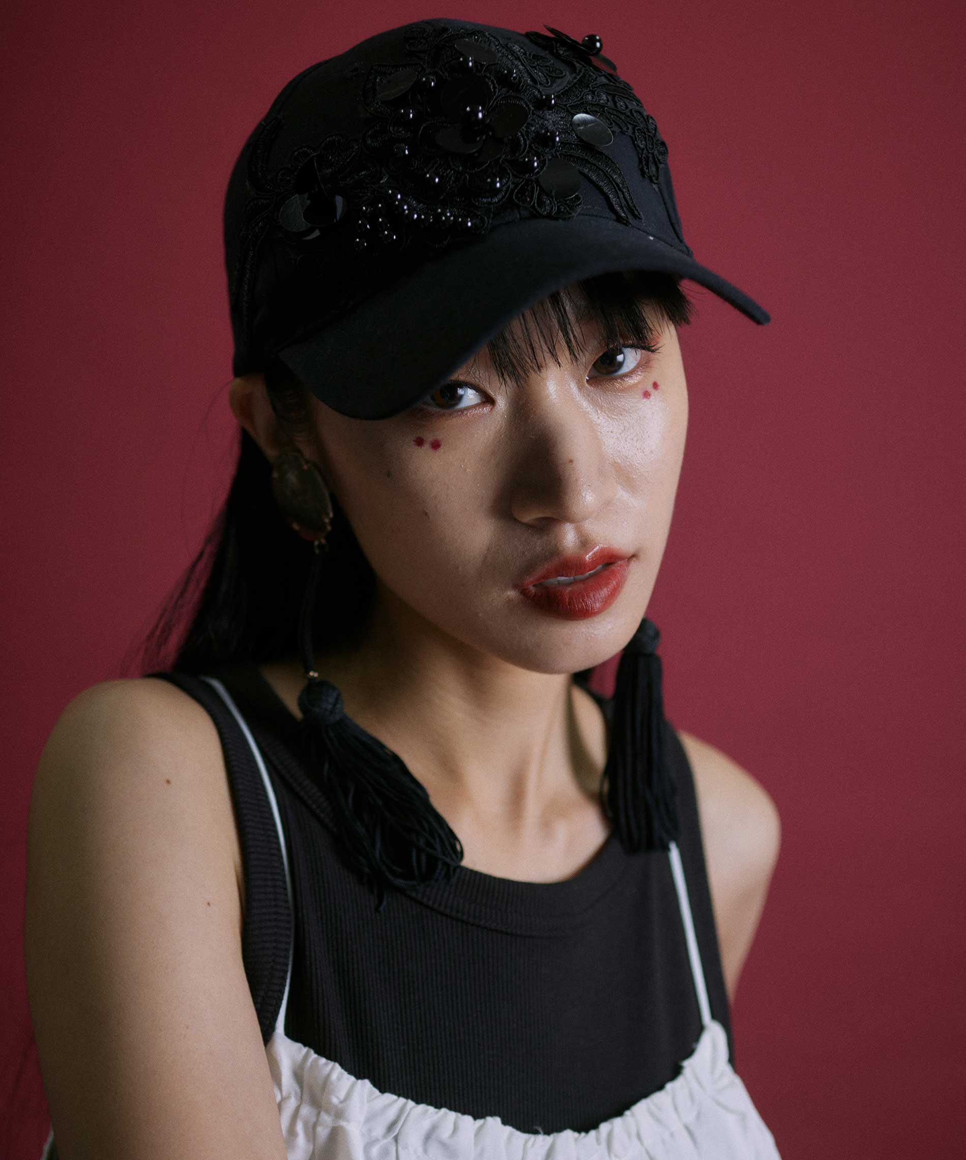 エンブロイダリーフラワーキャップ – タロベニオンラインストア