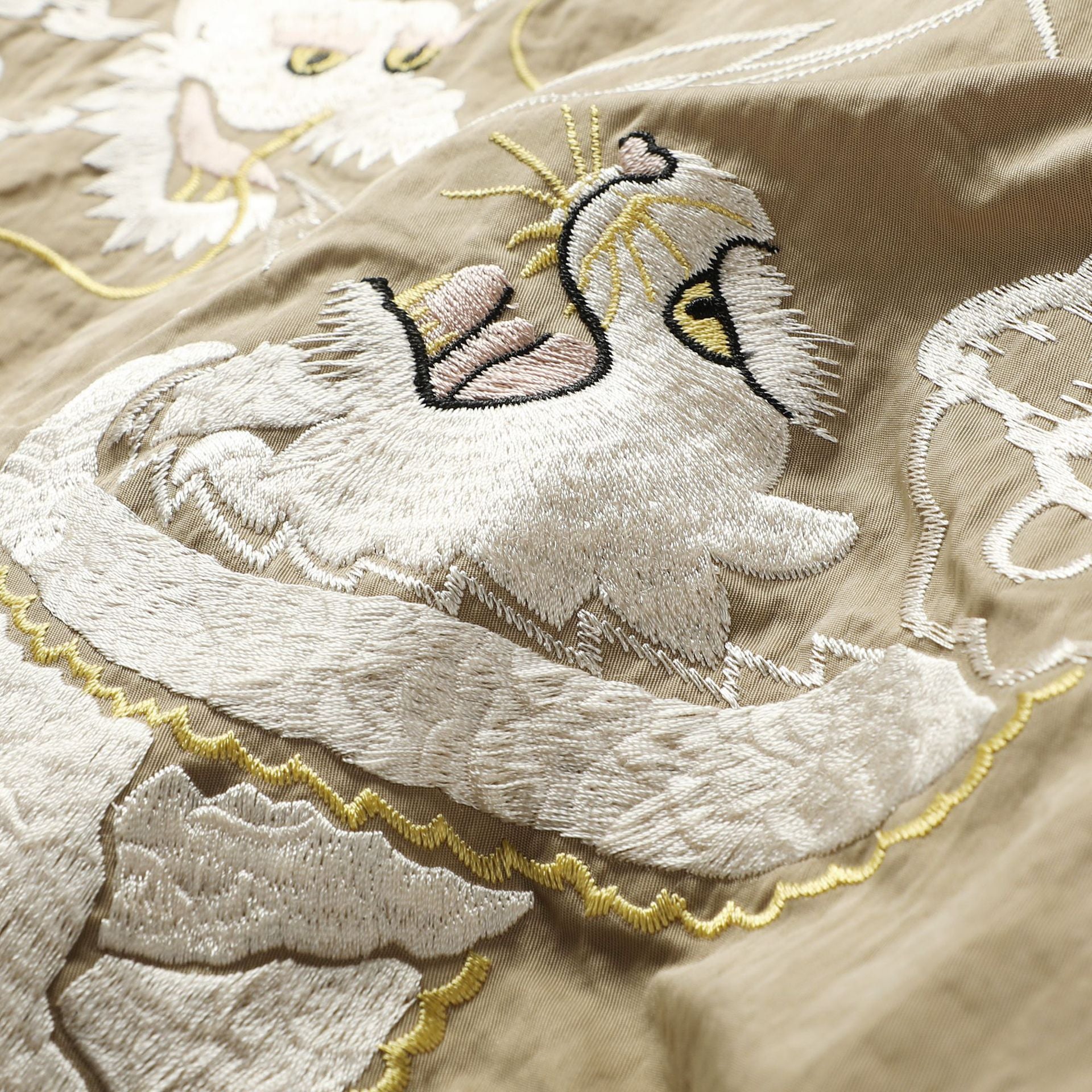 DRAGON & TIGER 刺繍 オーバーサイズ ボンバージャケット – タロベニ